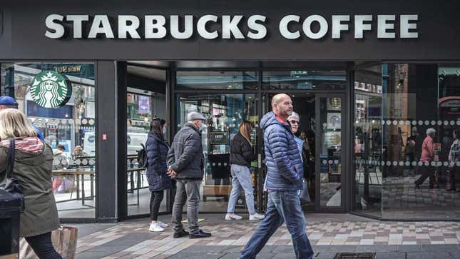 A Starbucks in Belfast, Northern Ireland