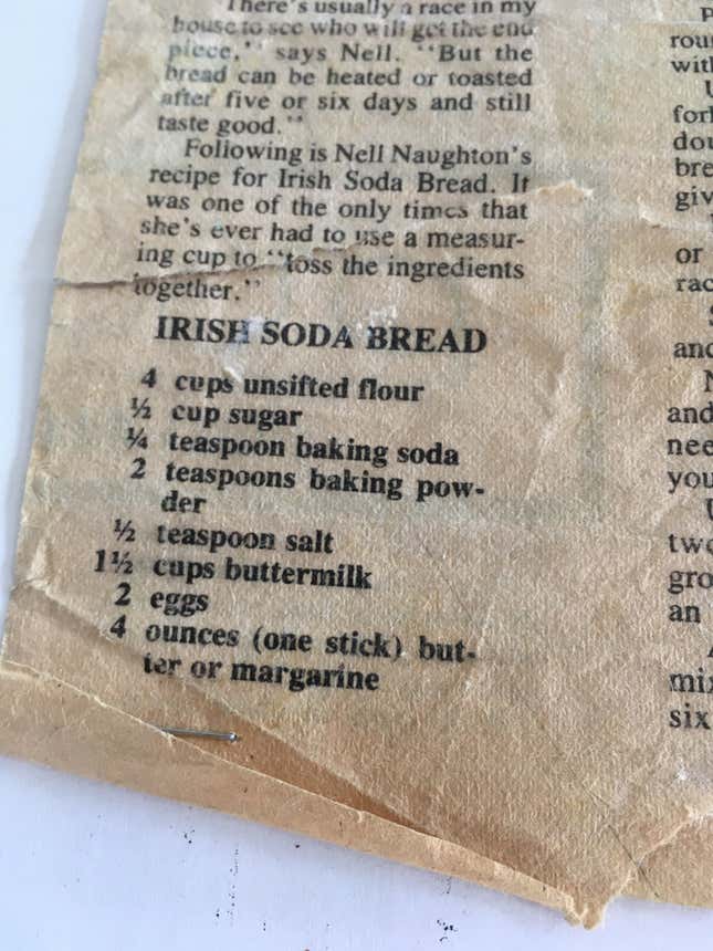 Image for article titled An Irish soda bread recipe as inauthentic as it’s delicious