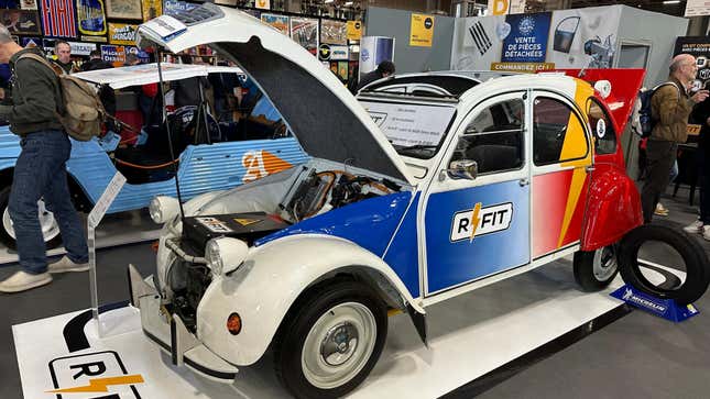 R-Fit’s converted 2CV has 100-percent stock bodywork and a thoroughly modern powertrain under the hood.
