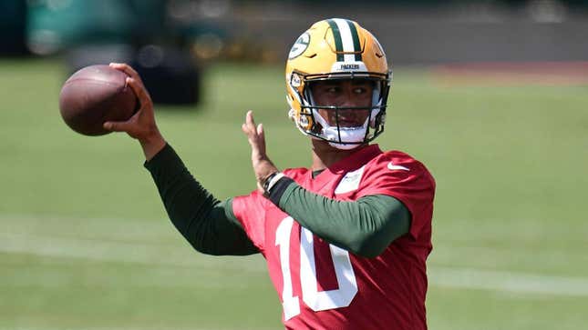 Jordan Love finds himself caught up in uncomfortable QB drama in Green Bay.