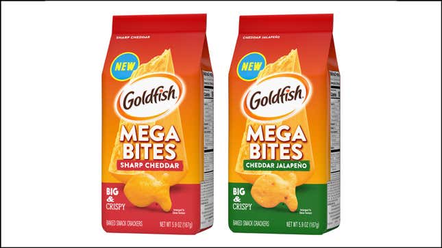 Goldfish Mega Bites packaging