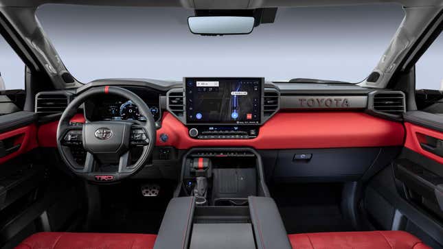 Image for article titled The 2022 Toyota Tundra Will Use High-Tech Hardware And Software To Challenge Apple And Google
