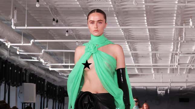 New York Fashion Week Makes It Official Nipples Are Trending