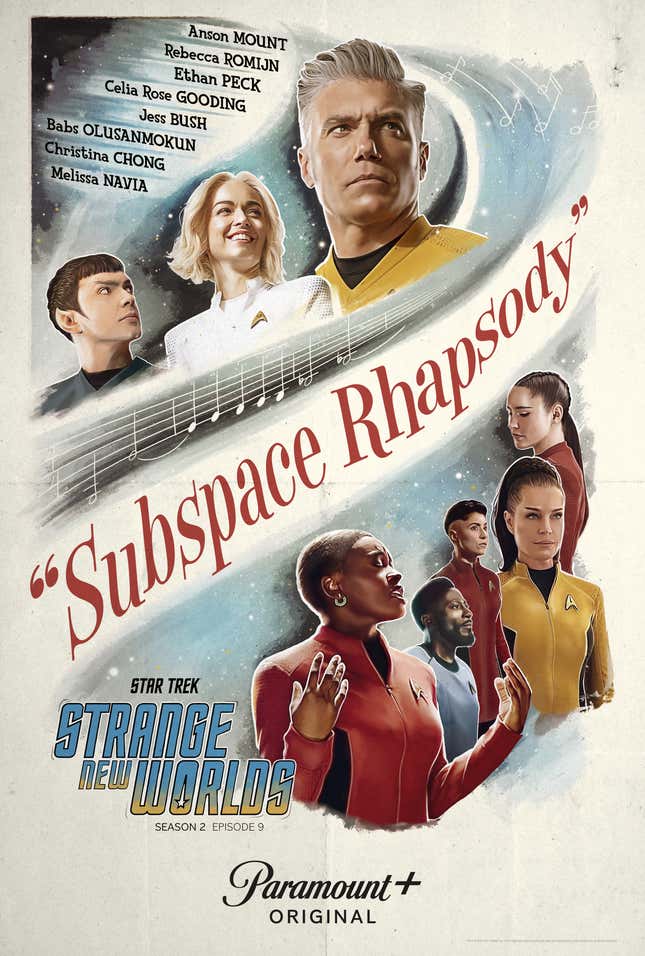 Imagen para el artículo titulado Holy Cow, Star Trek: Strange New Worlds está haciendo un episodio musical