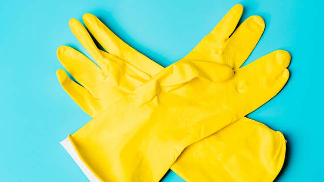 Image for article titled How to Patch a Pair of Rubber Gloves Instead of Buying New Ones