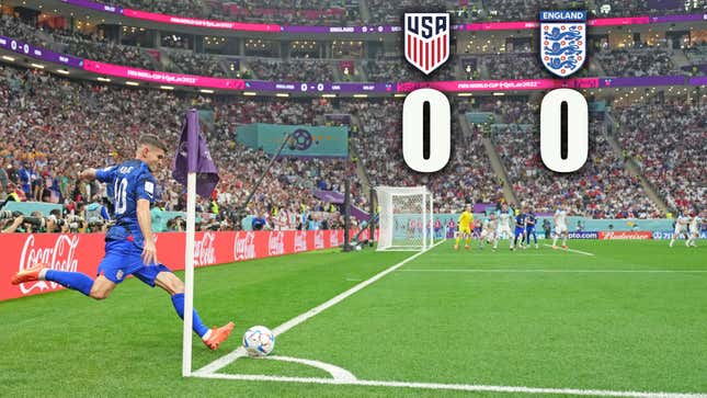 Image for article titled U.S. beats England, 0-0