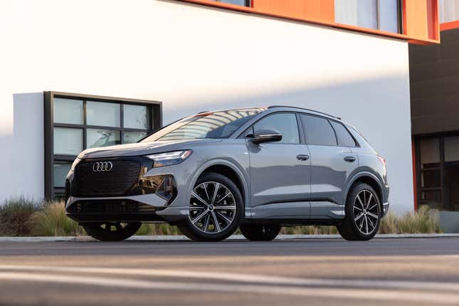 Image for article titled The 2022 Audi Q4 E-Tron Could Be the Car of the Future If It Outgrows Its Present Problems