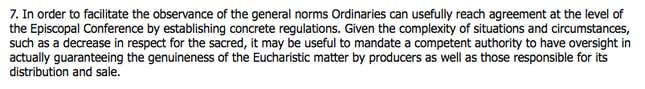 Bishops Circular letter.