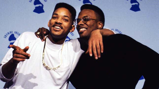 he Fresh Prince (Will Smith), left, and DJ Jazzy Jeff (Jeffrey A. Townes) at the 32 Annual Grammy Awards, Shrine Auditorium, Los Angeles, February 21, 1990. 
