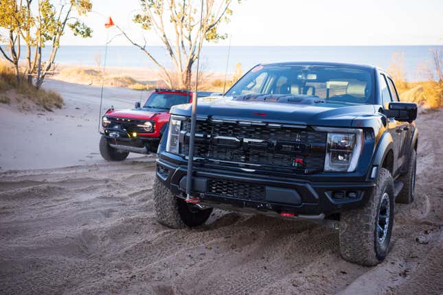 Image for article titled The 2023 Ford F-150 Raptor R Is Scary Quick But Shockingly Friendly