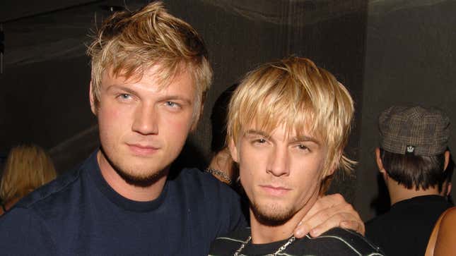 Nick Carter and Aaron Carter during Howie Dorough’s Birthday Party at LAX in Hollywood in 2006