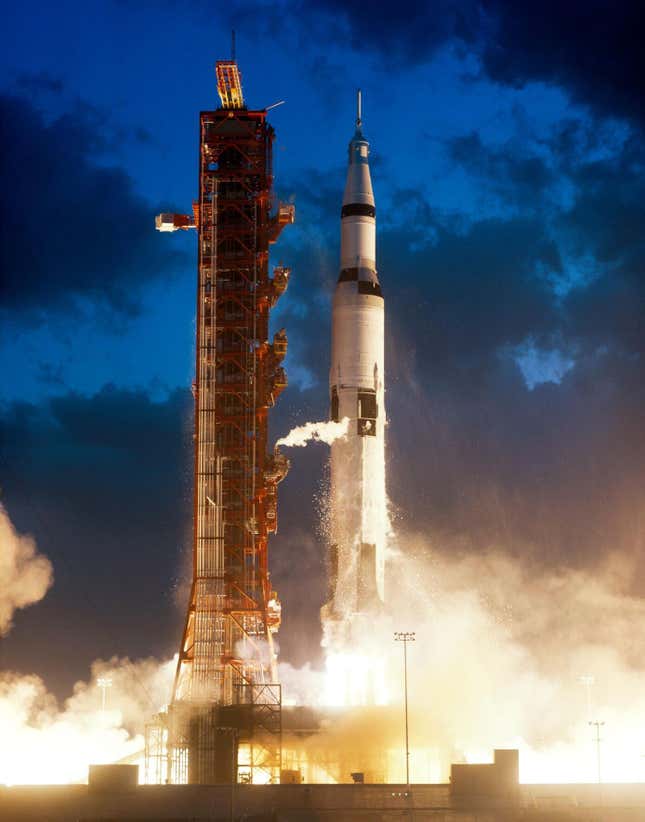 Image for article titled Remembering Saturn V, the Rocket That Took Us to the Moon