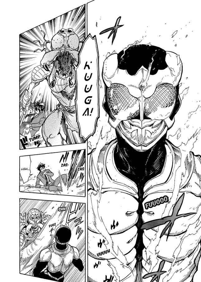 Image for article titled Revisit a Classic Japanese Superhero in This Look Inside Kamen Rider Kuuga&#39;s Manga