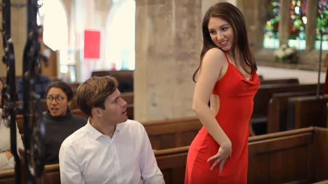 Sarah Brand's "Red Dress" is excruciating and fascinating