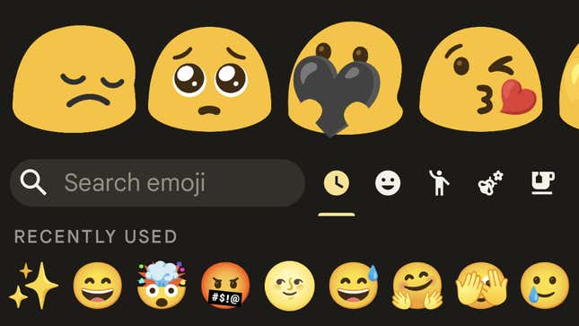 Image for article titled You Can Bring ‘Blob’ Emojis Back to Your Android Phone