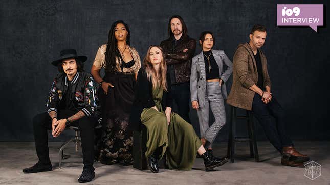 Robbie Daymond, Aabria Iyengar, Ashley Johnson, Matthew Mercer, Aimee Carrero, and Liam O'Brien appear as the stars of Critical Role: Exandria Unlimited.