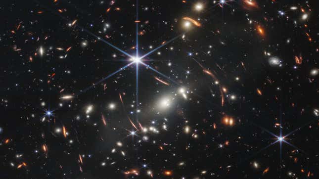 Deep space, as seen by Webb.