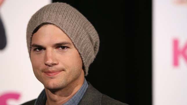Image for article titled College Football Fans Greet Ashton Kutcher With Chants of &#39;Take a Shower!!&#39;