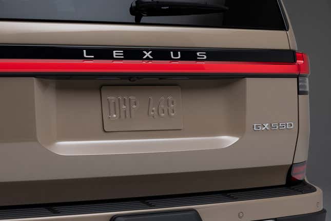 2024 Lexus GX 550 Rear Badge