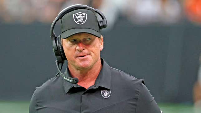 Jon Gruden’s coaching career is somehow celebrated despite a lifetime record barely above .500.