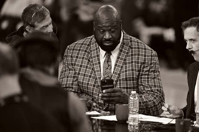 Image for article titled &#39;Stephen A. Shaq&#39; debuted on the NBA on TNT
