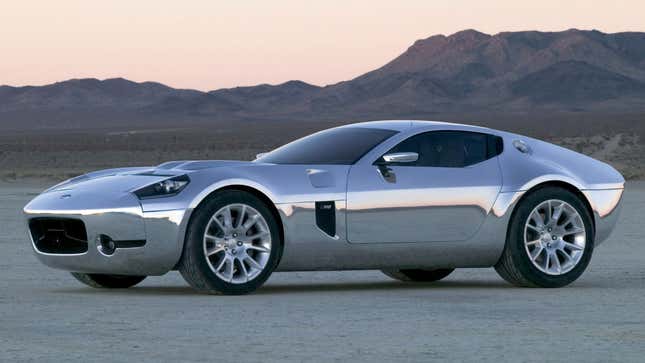 Side frontal view of 2005 Ford Shelby GR-1 concept
