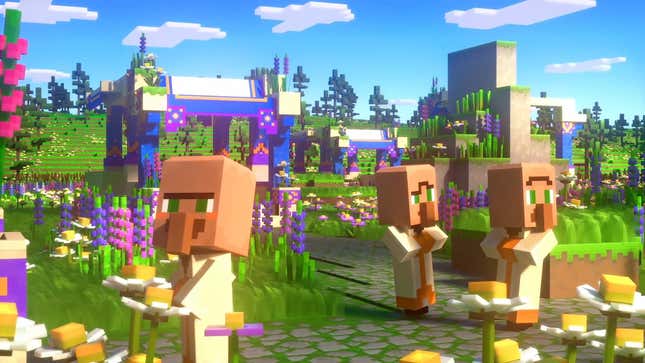 Minecraft Legends characters await their next genre spin-off.