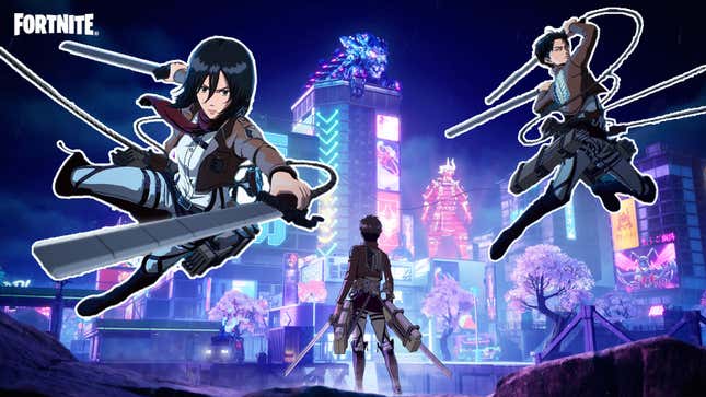 <i>Fortnite</i> Totally Nailed <i>Attack On Titan</i>'s Thrilling Movement