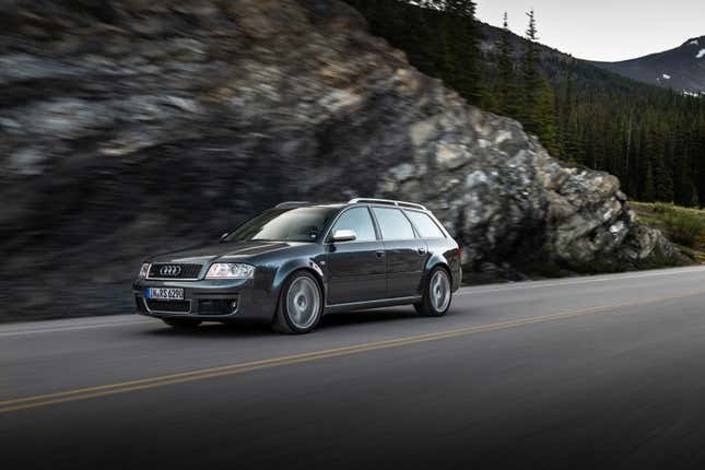 Image for article titled Celebrating 20 Years of Audi RS6 Wagons by Driving Every Generation