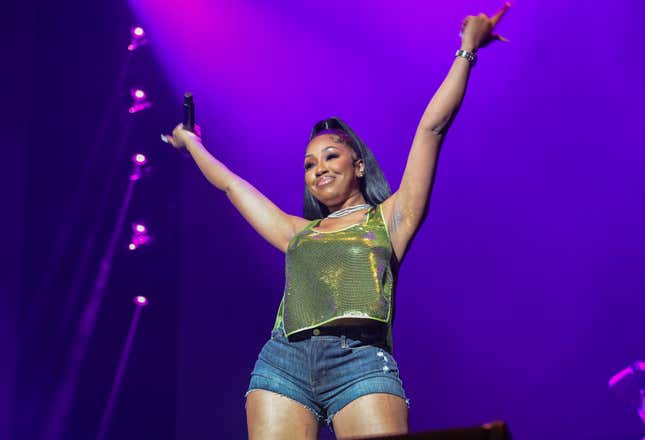 Yung Miami of City Girls performs during the Strength Of A Woman Tour on May 7, 2022, in Atlanta.