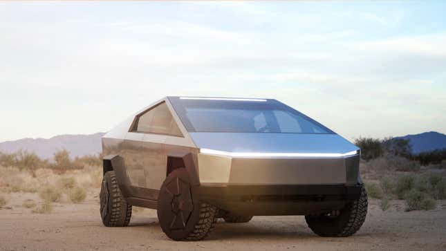 Image for article titled Elon Musk Wants The Cybertruck To Outsell The Silverado