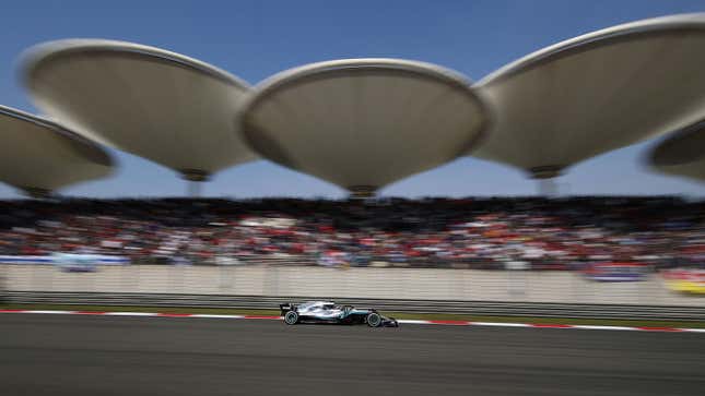 A photo of Valtteri Bottas racing at the Chinese Grand Prix 