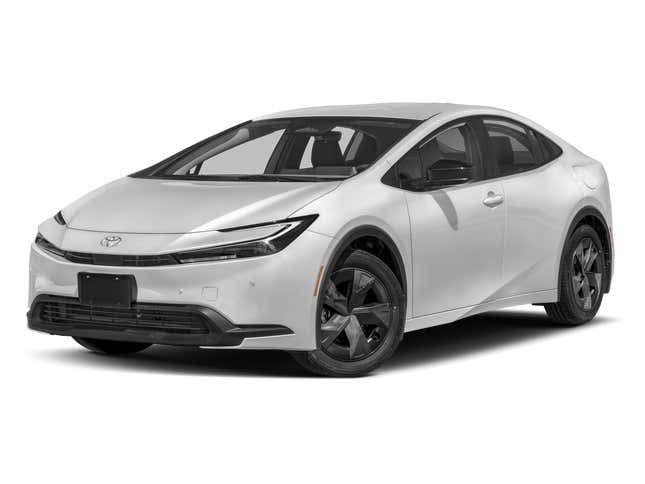 Toyota Prius / LE (SE) 2023. Front 3⁄4, Facing to the Left