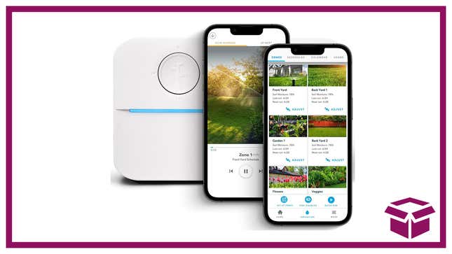 Connect to the official Rachio lawn care app.