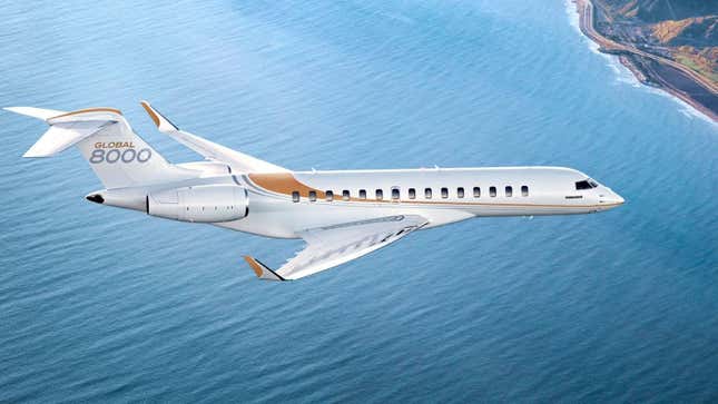 Imagen para el artículo titulado El nuevo jet privado de Bombardier es el avión de pasajeros más rápido desde el Concorde