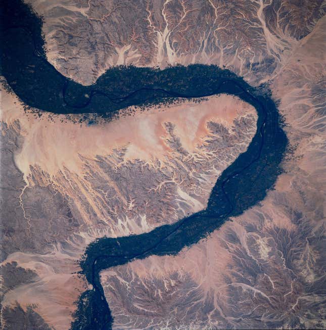 Image for article titled The winding beauty of the world’s rivers, seen from space