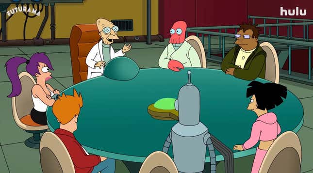 A scene from the new Futurama season