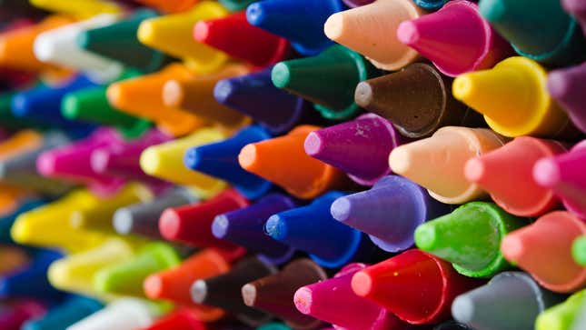 Close-up of crayons