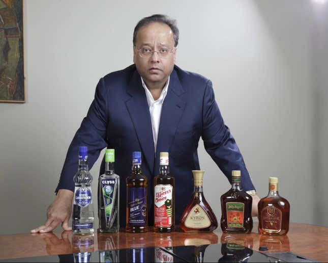Kishore Chhabria with his products.