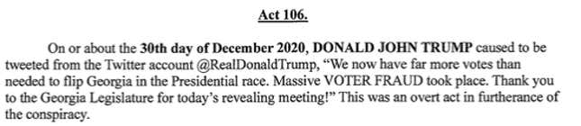 Image for article titled Here Are the 12 Tweets That Helped Get Trump Indicted