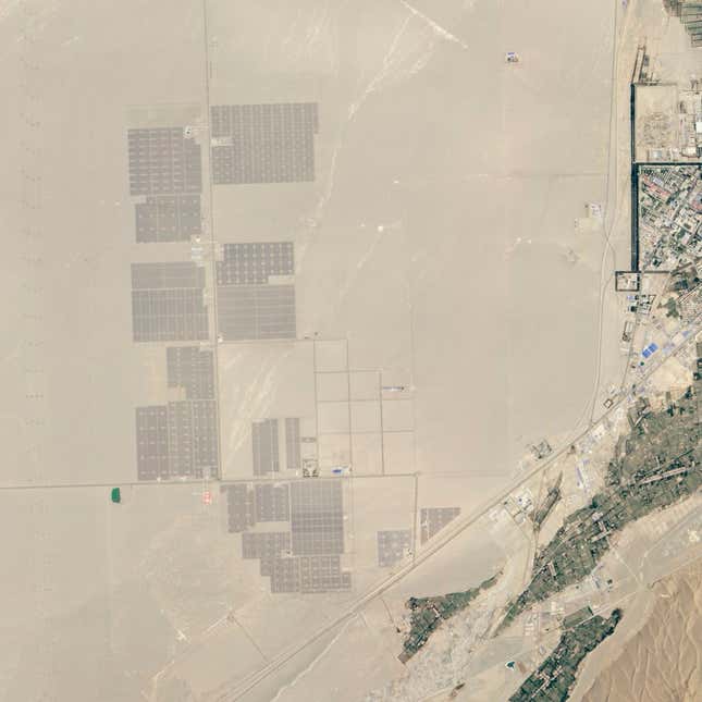 China Is Building A Massive Solar Plant In The Gobi Desert