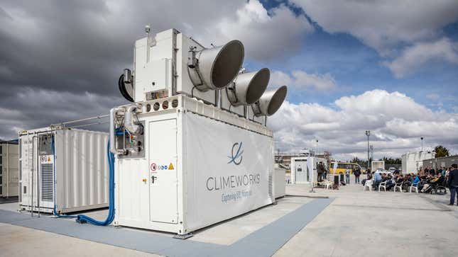 Climeworks’ direct air capture plant in Troia, Italy opened on Oct. 1, 2018.