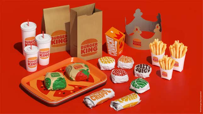 Burger King’s 2021 rebrand was looking like a snack.