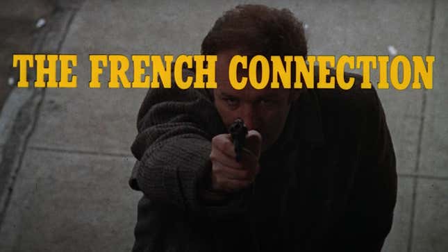 A screenshot of the trailer for The French Connection 