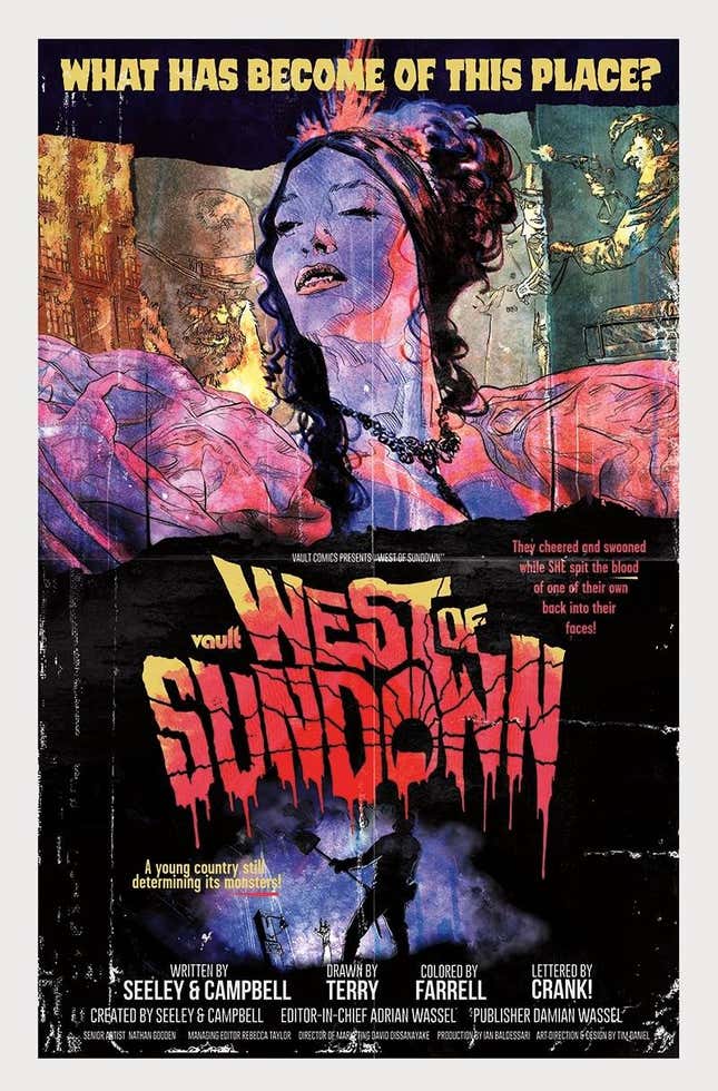 Image for article titled Sink Your Teeth Into a Tale of Western Horror With West of Sundown's Full First Issue