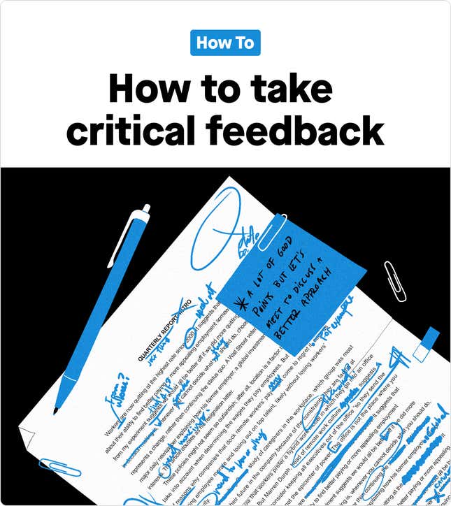 Image for article titled ✦ How to take critical feedback