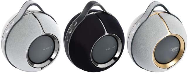 Imagen para el artículo titulado El nuevo altavoz portátil de Devialet optimiza automáticamente su sonido dependiendo de dónde lo estés usando