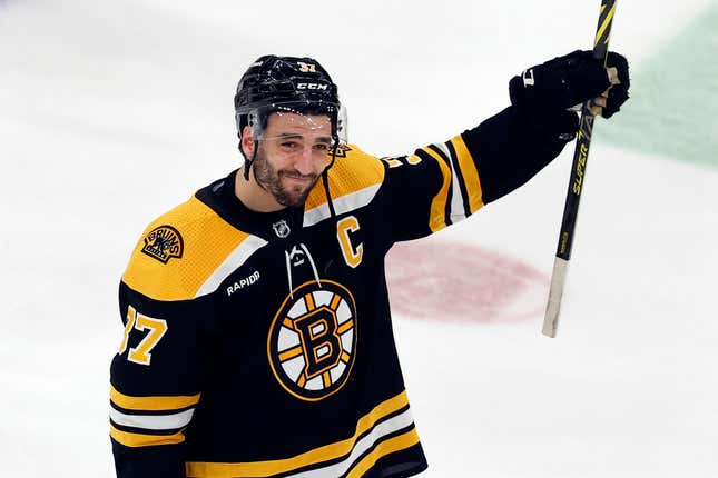 Patrice Bergeron is calling it quits.
