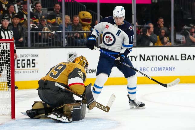 Adam Lowry, Blake Wheeler lead Jets to Game 1 win over Golden