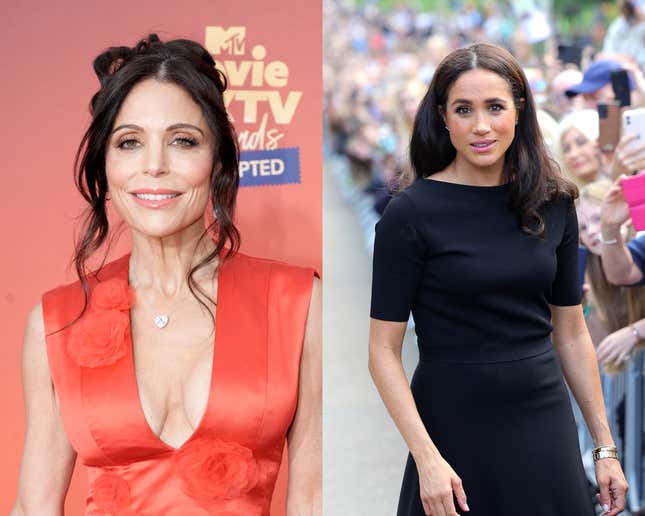 Image for article titled It&#39;s Giving Obsessed: Bethenny Frankel Can&#39;t Stop Talking About Meghan Markle And Black Women Are Disgusted